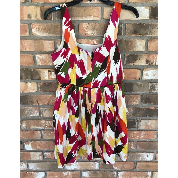 Forever 21 Sleeveless Multicolored Mini Dress Size Medium - Picture 4 of 8